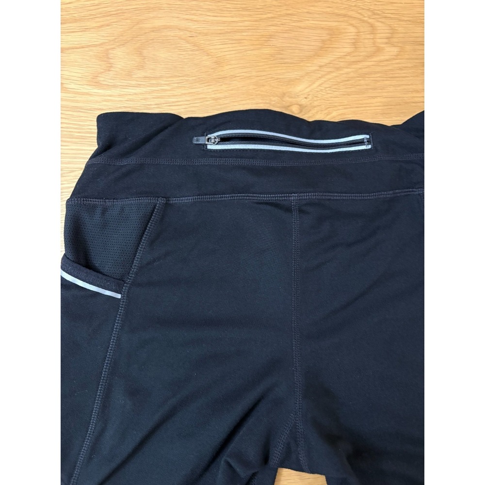 Athleta Biker Shorts Womens XS Black Athletic Pockets Stretch Activewear - Picture 2 of 7